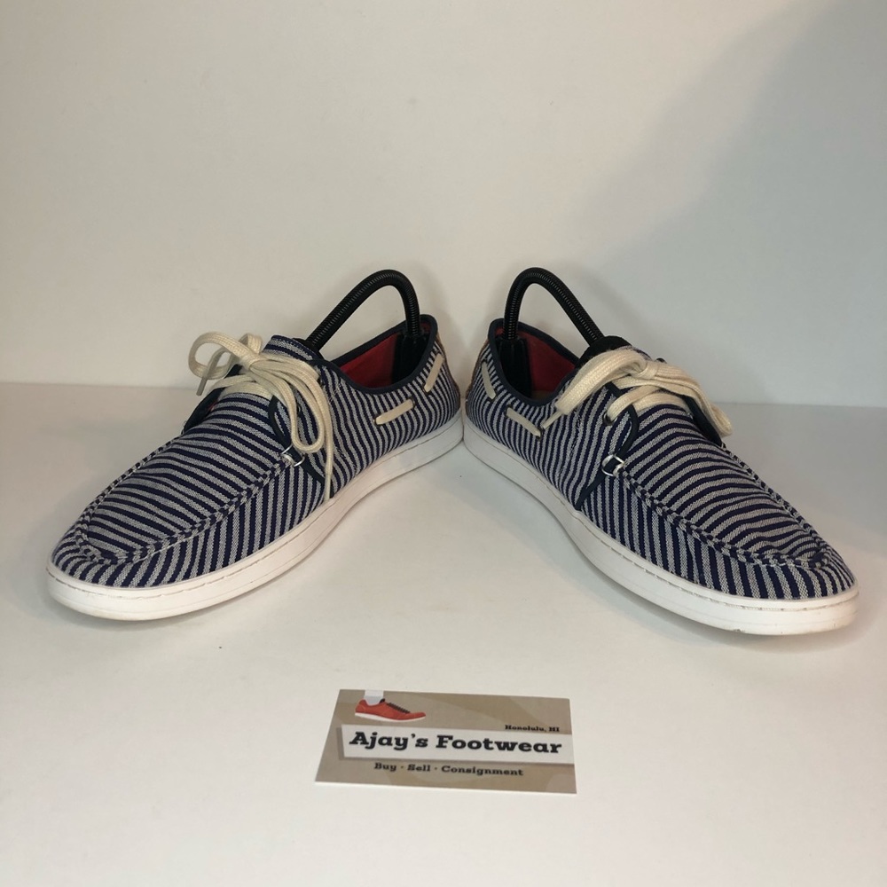 Toms Mens Culver Fabric Closed Toe Boat Shoes Navy Gem